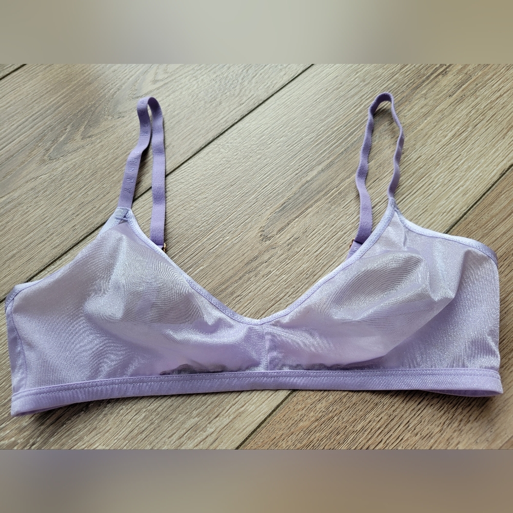 Savage X Fenty Bra Lilac Purple “Glissenette” Lavender Fields S Sheer